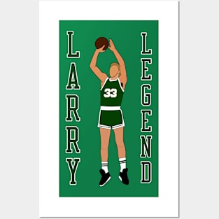 Larry Bird 'Larry Legend' - Boston Celtics Posters and Art